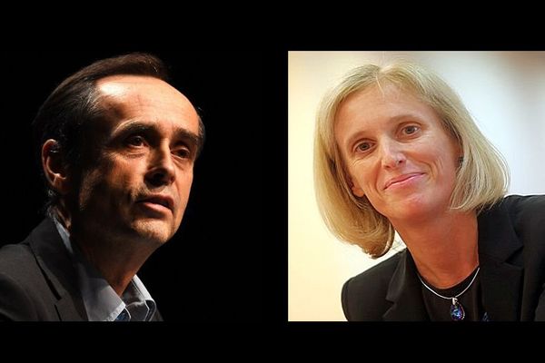 Robert Ménard, le maire de Béziers (34) et Ségolène Neuville (PS), députée de la 3ème circonscription des Pyrénées-Orientales et secrétaire d’Etat chargée des Personnes handicapées et de la Lutte contre l’exclusion.