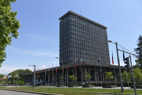 L'hôtel de ville de Grenoble.