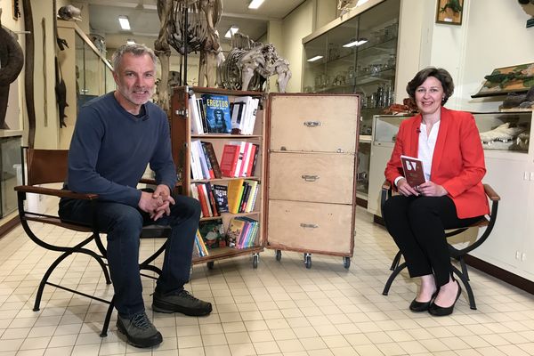 La Bibliothèque vagabonde fait halte dans la galerie de zoologie de l'Université Rennes 1 avec Xavier Müller.