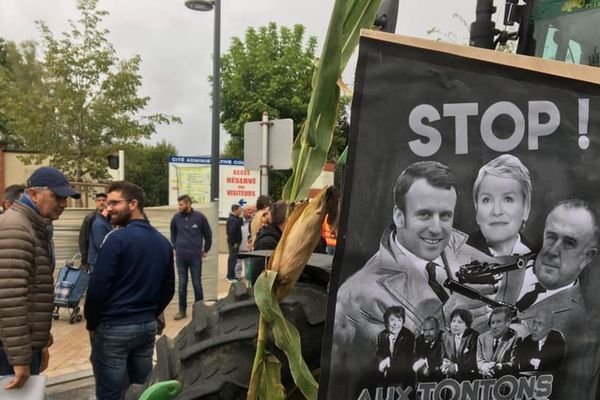 (Archives) Manifestation d'agriculteurs à Orléans le 26 septembre 2019