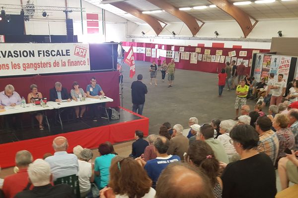 Militants et sympathisants communistes se sont retrouvés le 23 juin pour traditionnelle Fête de l'Huma à Cournon d'Auvergne (Puy-de-Dôme) en présence d'André Chassaigne président du groupe de la  Gauche démocrate et républicaine à l'Assemblée Nationale.