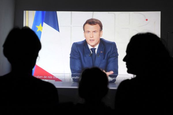 31/03/2021, Emmanuel macron s'exprime devant les Français sur la pandémie.