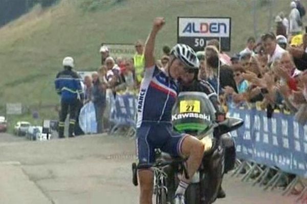 Julian Alaphilippe s'est imposé sur le plateau des Glières pour la dernière étape du Tour de l'Avenir 2013 - 31/08/13