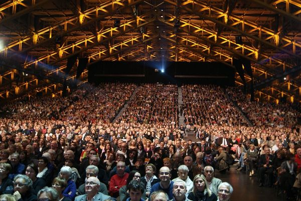 La halle Tony Garnier était très garnie pour la soirée inaugurale 