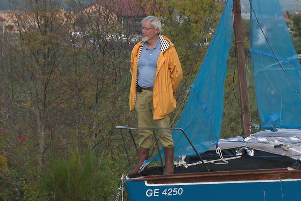 Bernard, le marin de Saint Julien Molin Molette, va courir le Vendée Globe en mode virtuel