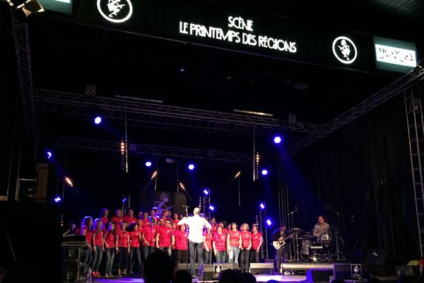 La Grande Chorale de la Coopérative de mai au Printemps de Bourges, le 25 avril 2015.