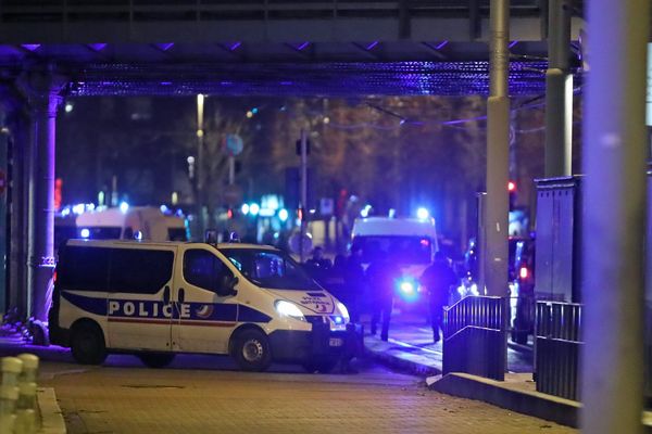 Le secteur du quartier de la Meinau à Strasbourg, vers le pont Suchard, où a eu lieu l'opération policière ayant permis de neutraliser Cherif Chekatt, l'auteur de l'attaque terroriste du marché de Noël de Strasbourg du 11 décembre 2018.