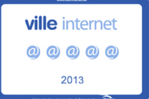 Panneau des 5 @, ville-internet