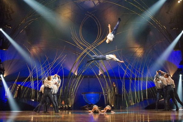 Un spectacle du Cirque du Soleil, en janvier 2018.
