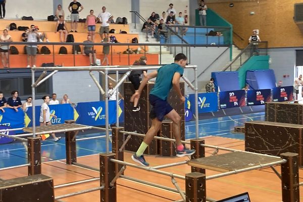 Sport acrobatique : Championnat de France de parkour à Yutz en Moselle