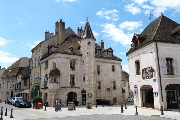 La ville de Beaune en Côte-d'Or.