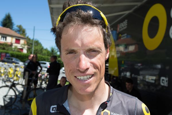 Sylvain Chavanel, le meilleur aujourd'hui sur les 23 km de l'épreuve contre-la-montre.