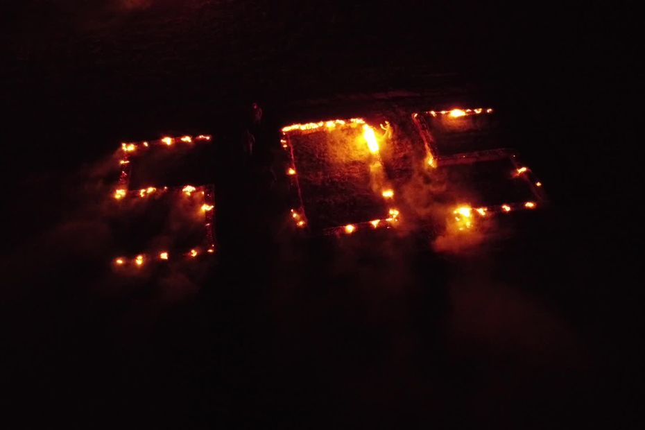 The farmers of Burgundy launch a fire SOS​​​​ that can be seen from the sky in Dijon