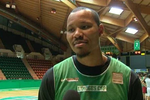 Alex Acker, 30 ans, ailier du Limoges Csp