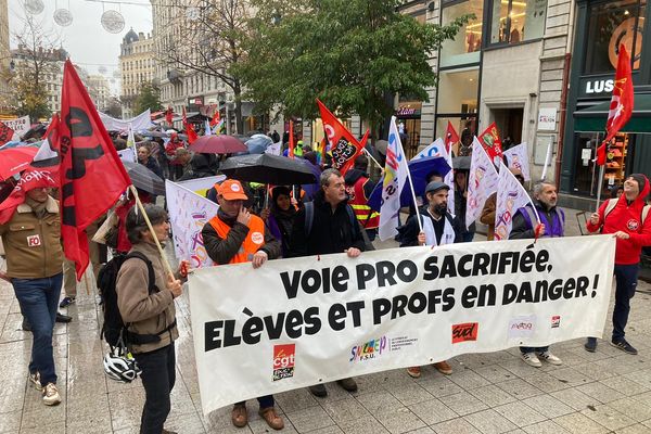 Manifestation contre la réforme du bac pro - 12/12/23