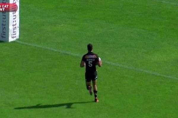 Oldfield, auteur de trois essais pour les Dragons Catalans - 6 septembre 2014.