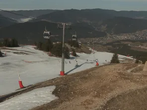 Mi février, la station de Villard-de-Lans (photo) avait déjà rencontré des difficultés face au manque de neige.