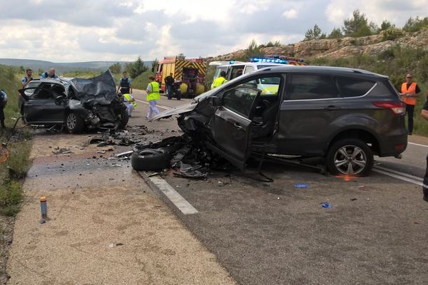 Accident de la circulation à Guzargues, Hérault - 28 mai 2018