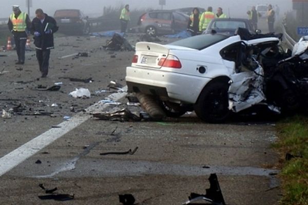 Accident à contre-sens sur l'A5