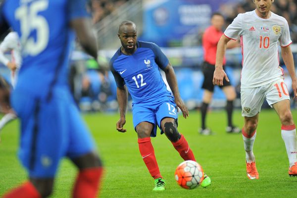 Lassana Diarra, lors d'un match France-Russie, en mars 2016.