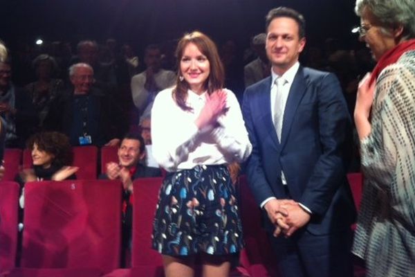 Anaïs Demoustier lors de la présentation de Bird People au festival de Cannes.