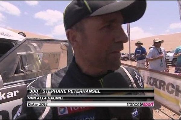 "Situation ambigüe" dit Stéphane Peterhansel qui vient de prendre la tête du Dakar aujourd'hui