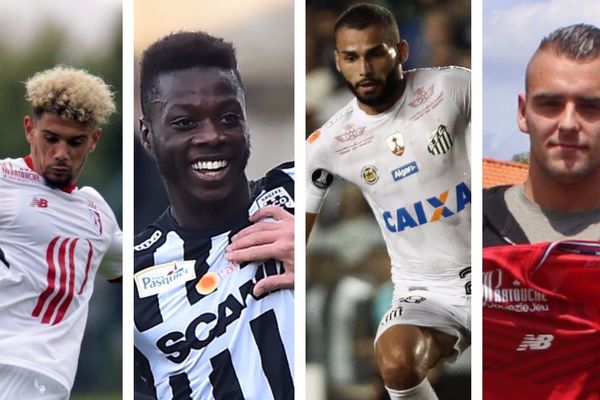 Quelques unes des nouvelles recrues du club lillois : Kévin Malcuit, Nicolas Pépé, Thiago Maia et Adam Jakubech 