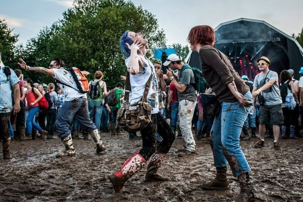 Les Eurockéennes dans la boue