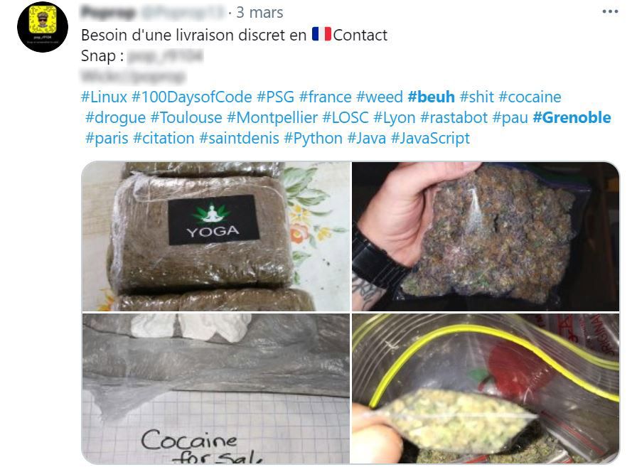 Enquete Shit Beuh Ou Coke Quand Le Trafic De Drogue S Invite Sur Les Reseaux Sociaux