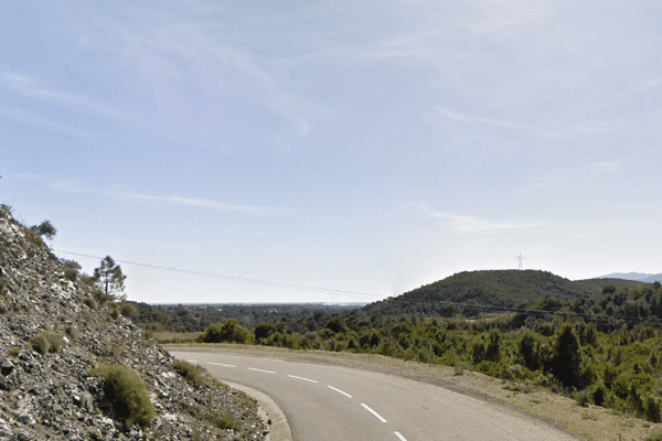 Illustration. La route du défilé de l'Inzecca, sur la commune de Ghisonaccia.