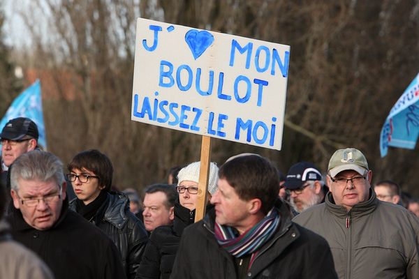 Manifestation des salariés d'Arc International