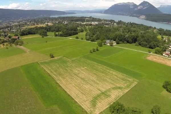 L'association souhaite préserver la vue du lac d'Annecy