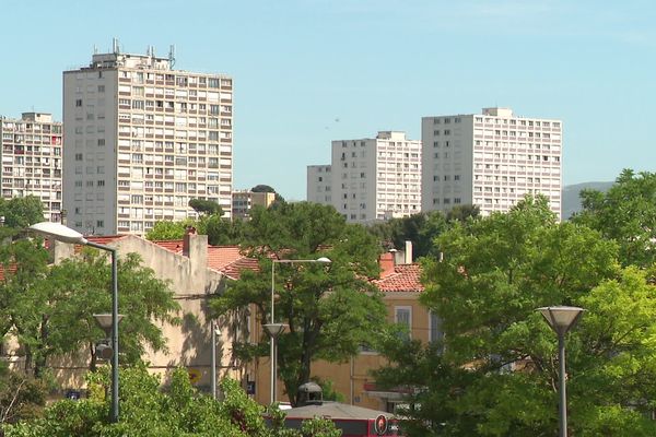 La cité du Mail dans le 14e arrondissement de Marseille