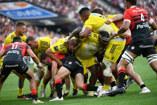 Finale du Top 14 entre le Stade Toulousain et le Stade Rochelais, au Stade de France, a Paris le 17 Juin 2023