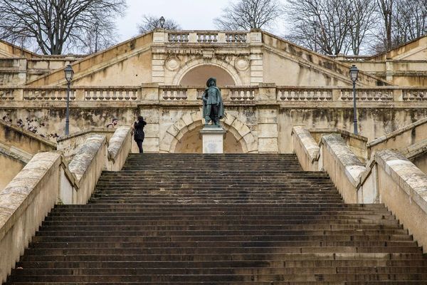 L'escalier monumental à Auch (Gers) 