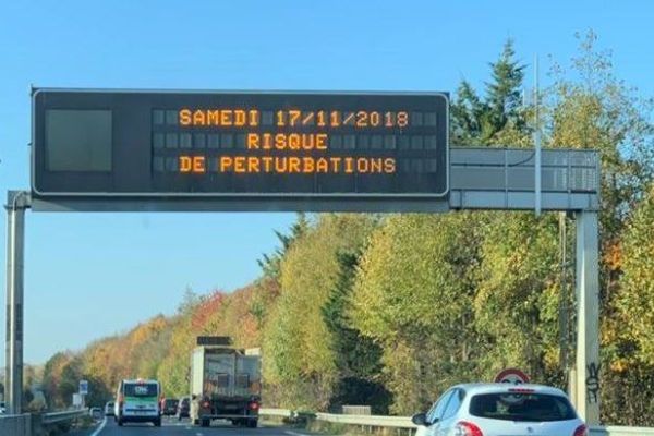 annonces sur le périphérique caennnais depuis quelques jours