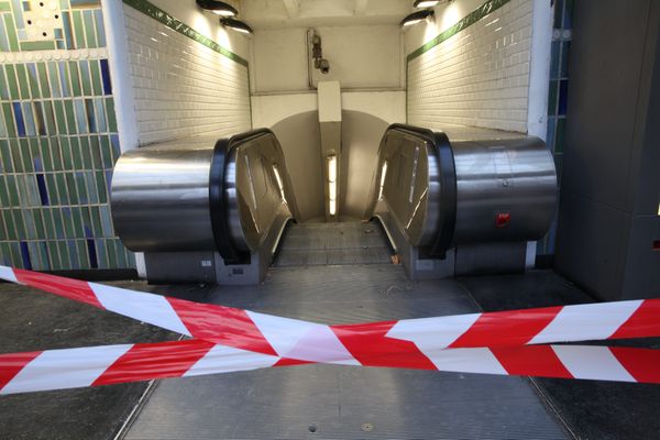 Escalators fermés à Paris (photo d'illustration).