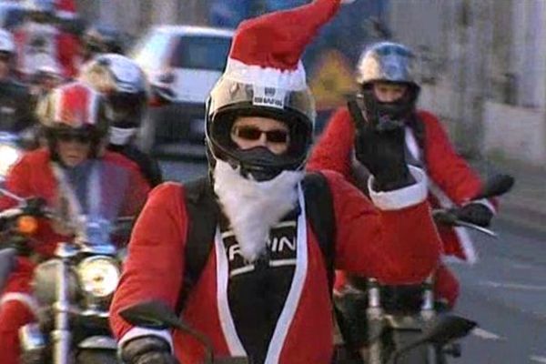 La balade des Pères Noël motards