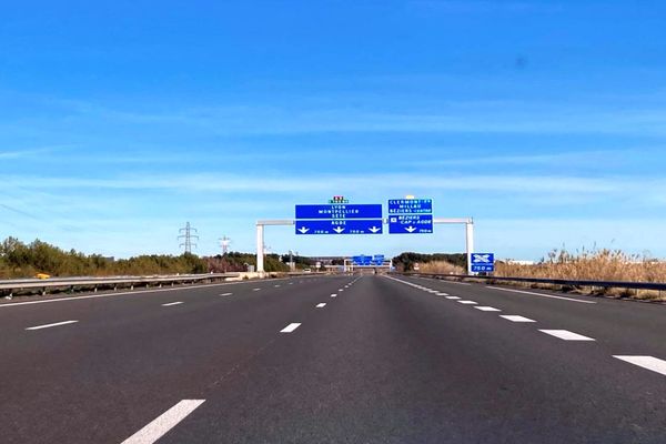 Béziers (Hérault) - l'A9 rouvre partiellement après 36 heures de fermeture totale à la circualtion - 27 janvier 2024.