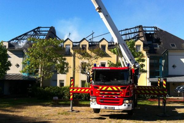 L'incendie dans le petit collectif n'a pas fait de victimes