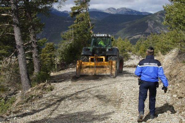 La route d'accès au lieu du crash est terminée.