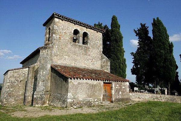 L'église avant que la cloche ne soit volée