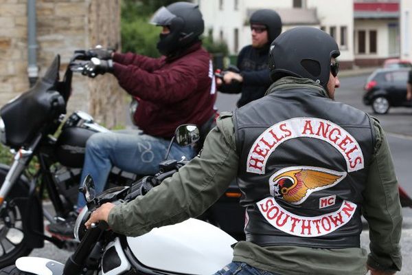 Photo d'illustration : des Hells Angels dans l'ouest de l'Allemagne.