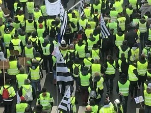 Les gilets jaunes présents à Saint-Brieuc viennent d'Ille-et-Vilaine, des Côtes d'Armor et du Finistère