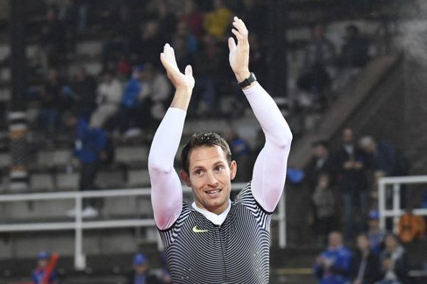 Stockholm, le 16 juin 2016 : nouvelle victoire en Ligue de Diamant pour le perchiste clermontois Renaud Lavillenie.