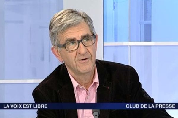 Ivan Drapeau sur le plateau de la Voix Est Libre de France 3 Poitou-Charentes