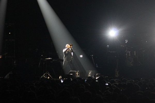 Ibrahim Maalouf sur la scène du W au Prinetmps de Bourges 2016. 