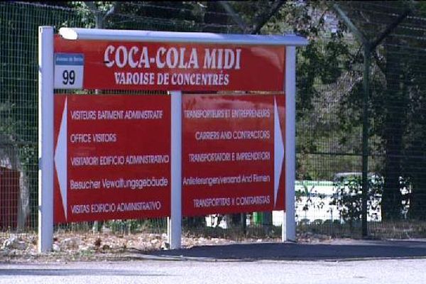 L'entrée de l'usine à Signes dans le Var.