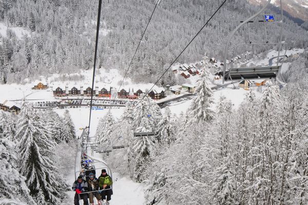 La station de ski du Lioran dans le Cantal