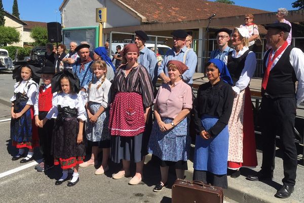 Des Kunheimois en habits d'époque pour commémorer les 80 ans de leur arrivée à Casteljaloux